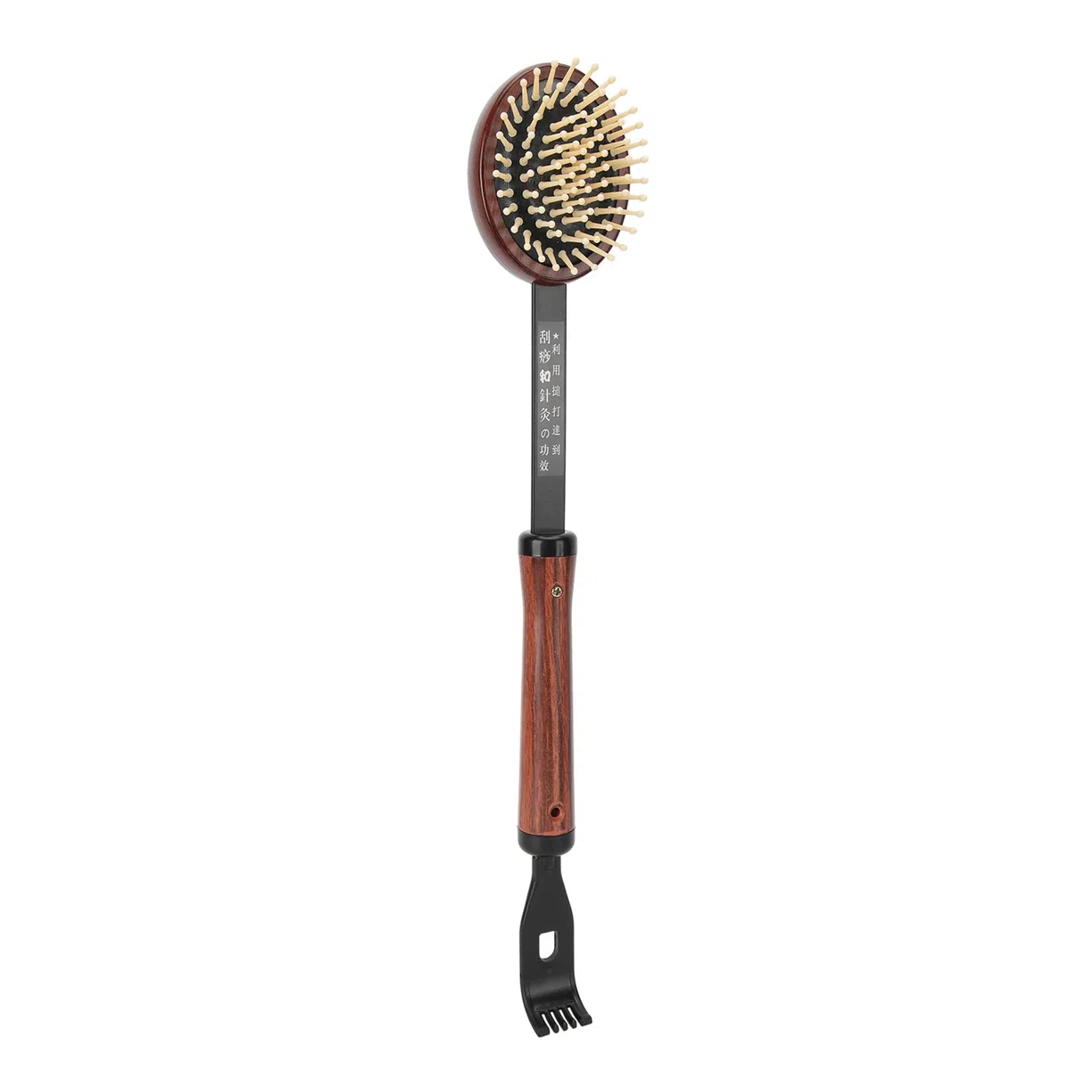 Naroote Manueller Massagehammer, Kopfhautmassagegerät, Rückenkratzer Zum Ausbaggern von Kanälen und Kollateralen, Geeignet für Körperteile mit Schwerer und Leichter Kraft, 3-in-1-