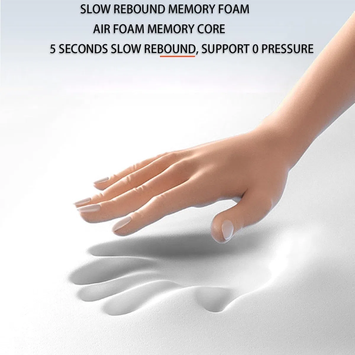 vizo 3 In 1 Rückenmassagegerät, Elektrisches Lendenkissen mit Wärme, Dehnung & Vibration, Memory Foam (Schwarz)