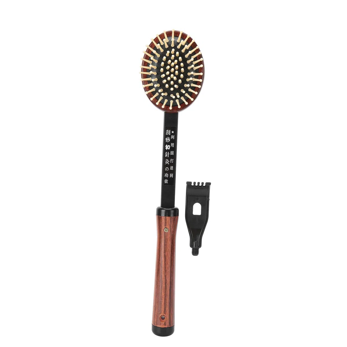 Naroote Manueller Massagehammer, Kopfhautmassagegerät, Rückenkratzer Zum Ausbaggern von Kanälen und Kollateralen, Geeignet für Körperteile mit Schwerer und Leichter Kraft, 3-in-1-