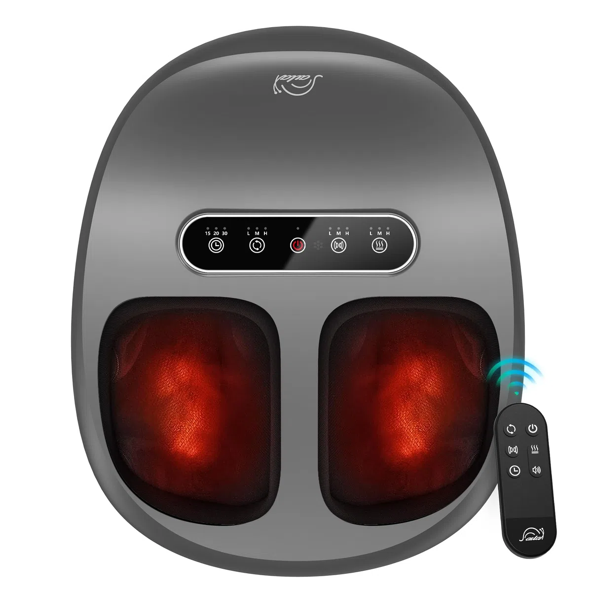 Snailax Fußmassagegerät elektrisch, Shiatsu-Fussmassagegerät mit Wärme Tiefenkneten Rollen Kompression für Plantarfasziitis, Geschenke für Frauen/Männer, Schuhgröße 48