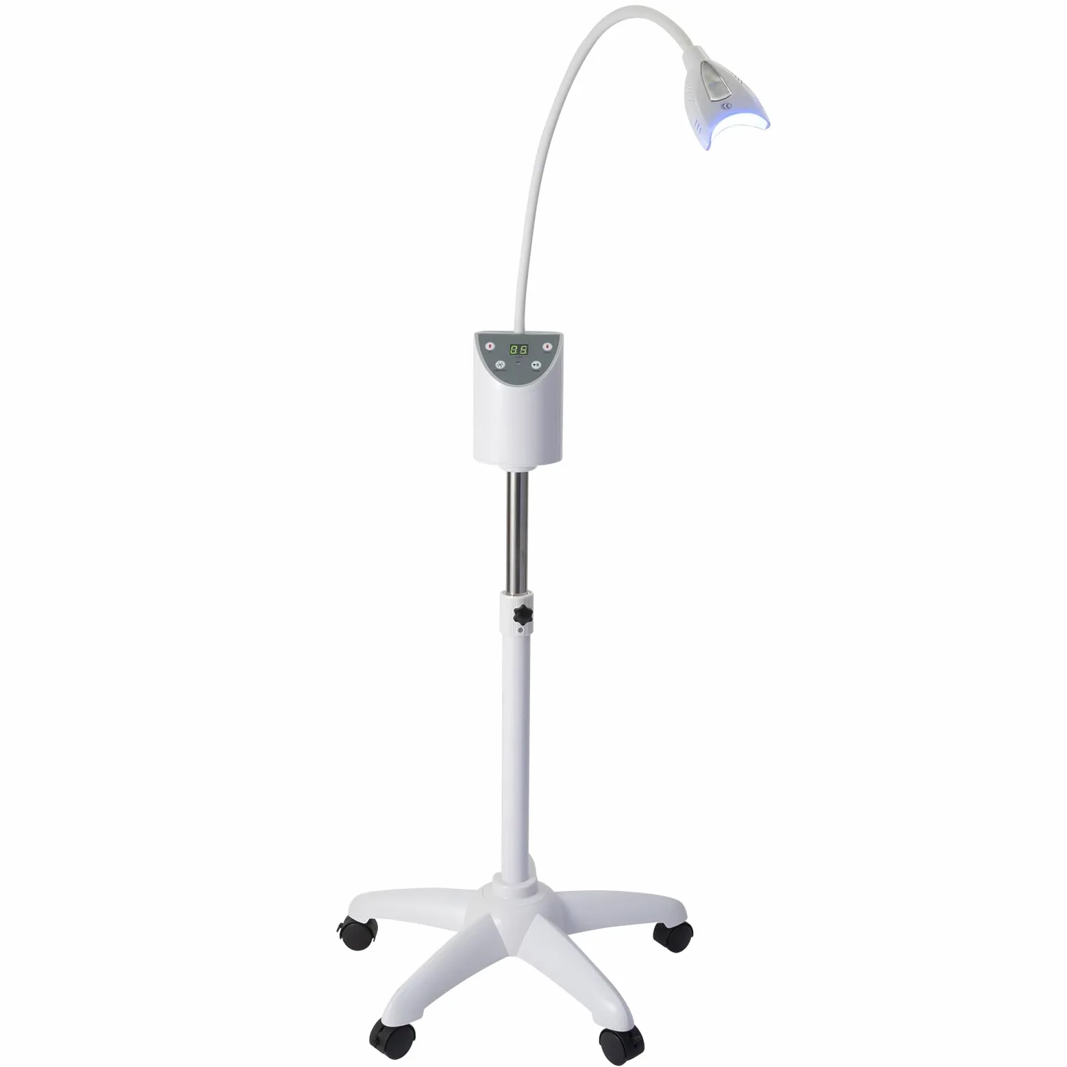 Zahnaufhellung instrument, Zahnbleaching Set Professionell, 4 LED Bleaching Zähne LED Zahnweiß Bleaching Lampe, mit 2 Paar Brillen, für Kliniken Krankenhäusern Schönheitssalons Haushalten