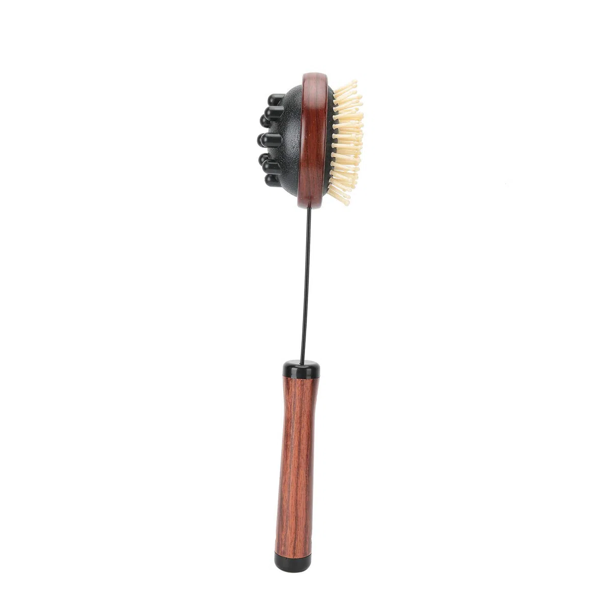 Naroote Manueller Massagehammer, Kopfhautmassagegerät, Rückenkratzer Zum Ausbaggern von Kanälen und Kollateralen, Geeignet für Körperteile mit Schwerer und Leichter Kraft, 3-in-1-