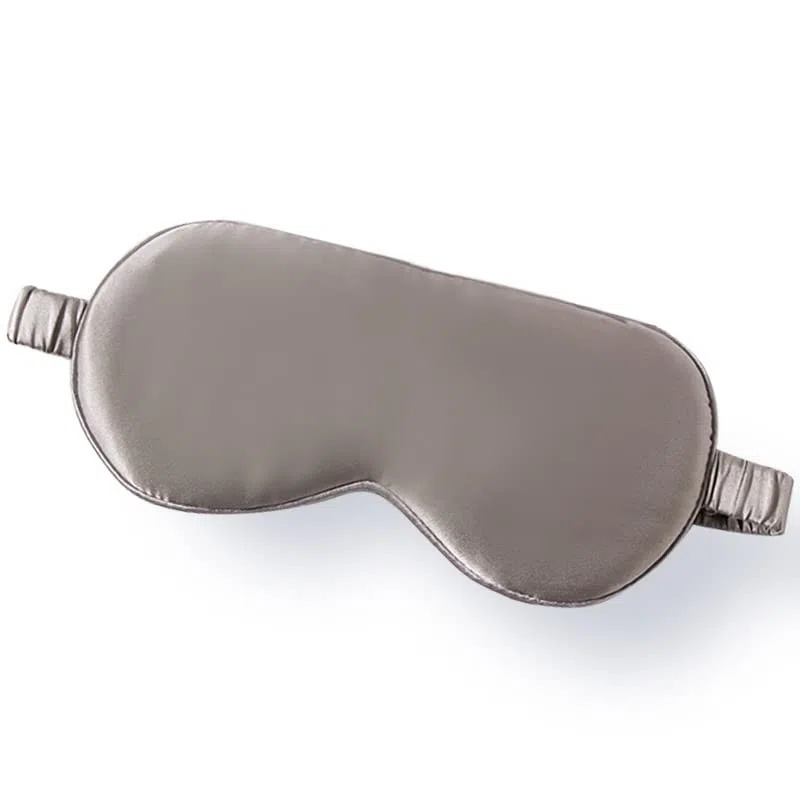 Schlafmaske aus Seide, weicher Satin, Augenbinde, elastischer Riemen, Nacht-Augenschutz, Reisenickerchen for Damen und Herren (Color : A)